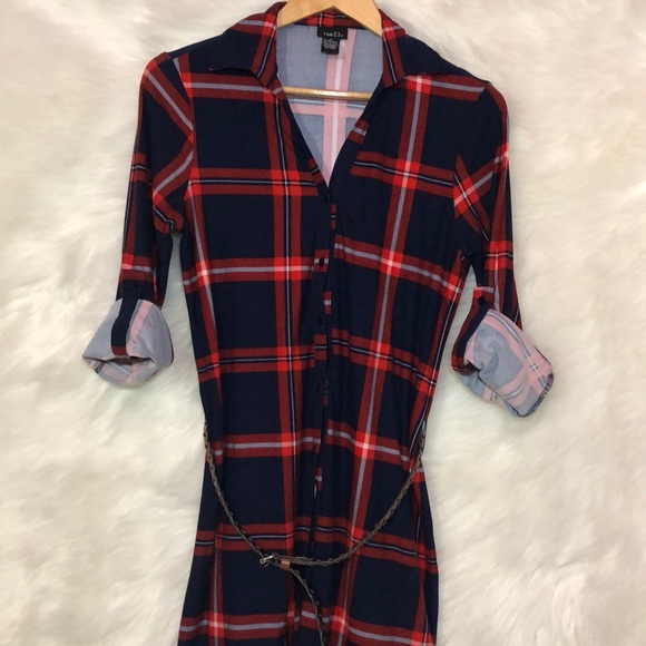 Dresses & Skirts - Rue21 Plaid dress size Medium